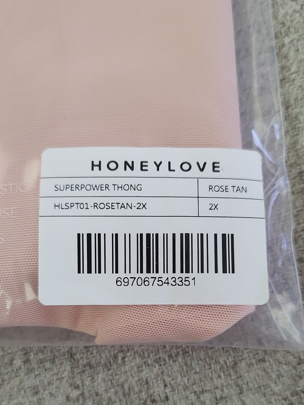 Honeylove Shapewear Superpower Thong - Picture 4 of 4